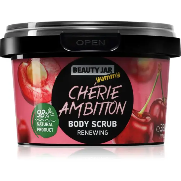 Beauty Jar Yummy Chérie Ambition jemný telový peeling 360 g