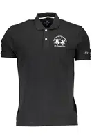 LA MARTINA MEN&#39;S SHORT SLEEVE POLO BLACK