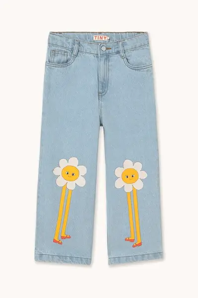 Dětské rifle Tinycottons DAISIES JEANS AW25-444