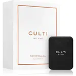 Culti Milano Car Diffuser Black Mediterranea vôňa do auta + náhradná náplň 73x53 cm