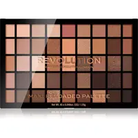 Revolution Maxi Reloaded Palette paletka púdrových očných tieňov odtieň Ultimate Nudes 45x1.35 g
