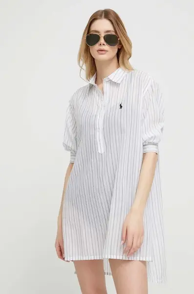 Bavlněná pyžamová košile Polo Ralph Lauren