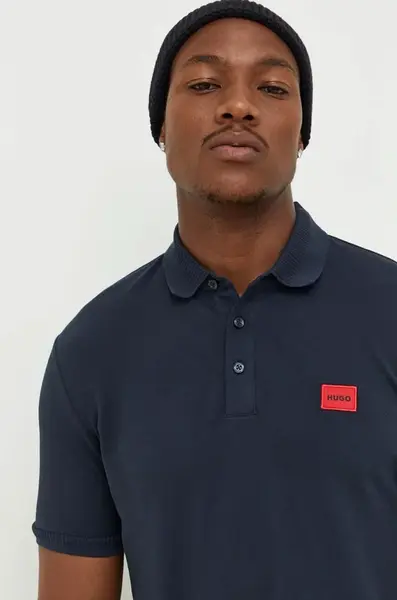 Bavlněné polo tričko HUGO