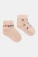Dětské ponožky Tommy Hilfiger 2-pack oranžová barva, 701232719