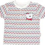 Mamatti Polo tričko krátký rukáv - Zvířátka zigzag, vel. 68