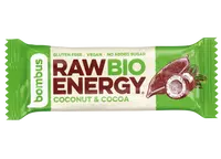 Bombus Raw Energy Tyčinka Cocoa + coconut 50 g