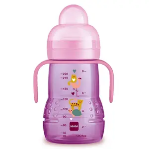 MAM Láhev Trainer+ 4m+ 220 ml 1 ks růžový