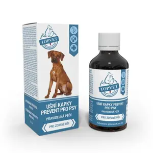 Topvet For Pets Ušní kapky Prevent pro psy 50 ml