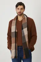 Bavlněný svetr Medicine pánský, hnědá barva, hřejivý