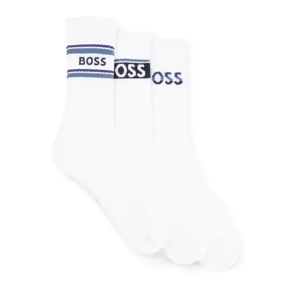 BOSS 3PACK ponožky bílé (50502027 100) uni