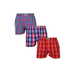 Styx 3PACK pánské trenky klasická guma vícebarevné (3A093134) L