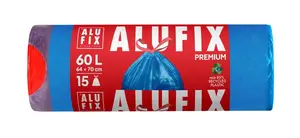 Alufix LD Pytle na odpadky zatahovací 60 l 15 ks
