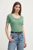 Bavlněné tričko United Colors of Benetton černá barva, 3GA2D1066