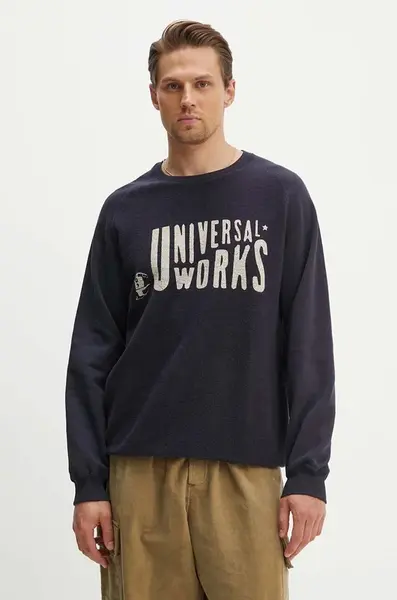 Bavlněná mikina Universal Works MYSTERY TRAIN PRINT SWEAT