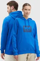 Bavlněná mikina Helly Hansen s kapucí, s potiskem, 53289