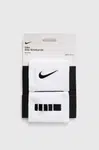 Náramky Nike 2-pack bílá barva