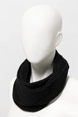 Chomout s příměsí vlny Guess černá barva, hladký, AW5237 WOL03