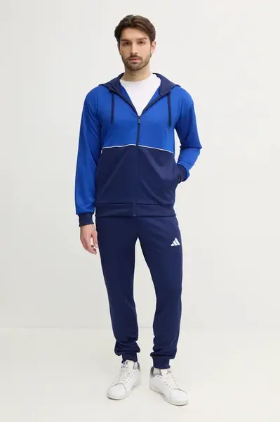 Tepláková souprava adidas DK TT TS tmavomodrá barva, JI8892