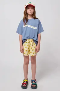 Bobo Choses Dětské bavlněné šortky Bobo Choses Sunflower
