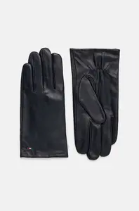 Kožené rukavice Tommy Hilfiger