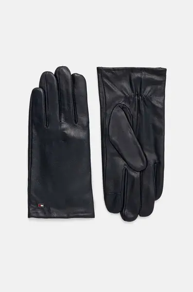 Kožené rukavice Tommy Hilfiger