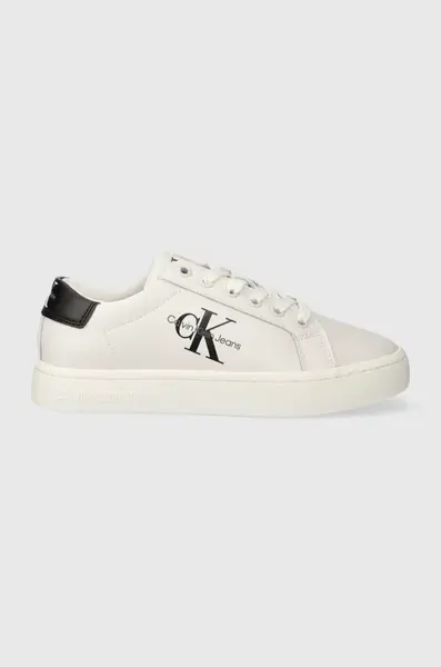Kožené sneakers boty Calvin Klein Jeans CLASSIC CUPSOLE LACE UP