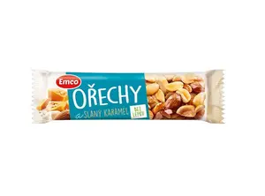 Emco Tyčinka Ořechy a slaný karamel 35 g