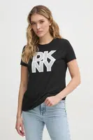 Tričko Dkny černá barva, P5AHSWNA