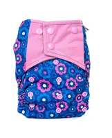 Bobánek Extra savá plena AIO patentky 1 ks modré květiny