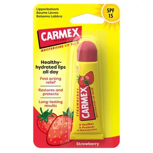 CARMEX Balzám na rty hydratační Jahoda SPF15 10 g