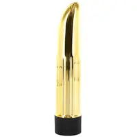 Seven Creations Plastový vibrátor Gold Finger 13,3 cm