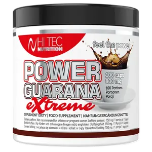 HiTec Nutrition Power Guarana - 100 kapslí