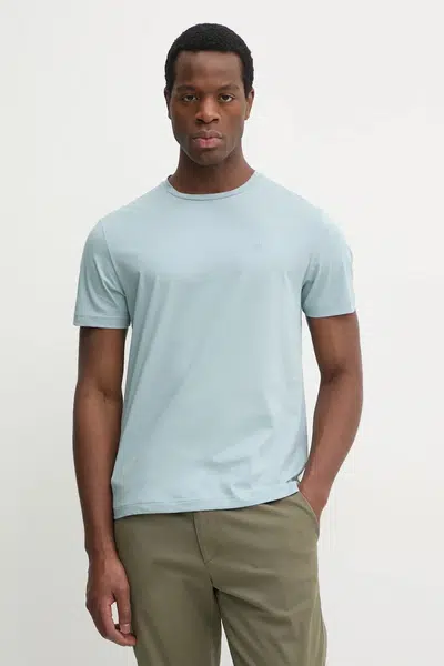 Bavlněné tričko Calvin Klein modrá barva