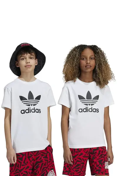 Dětské bavlněné tričko adidas Originals TREFOIL TEE