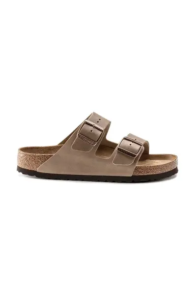 Nubukové pantofle Birkenstock Arizona