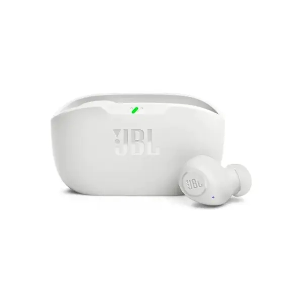 Slúchadlá BLUETOOTH do uši JBL WAVE BUDS WHITE (TWS)