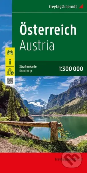 Rakúsko 1:300 000 (Cestná mapa)
