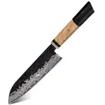 Damaškový kuchynský nôž Airi-Santoku/Čierna H37324