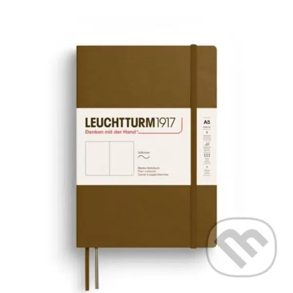 Leuchtturm1917 Zápisník Spice Brown Softcover A5 čistý