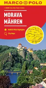 Morava / Mähren (mierka hlavnej mapy: 1:200 000 (ZOOM system))