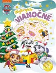 Najkrajšie vianočné maľovanky so samolepkami: Labková patrola - kniha z kategorie Omalovánky