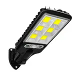 MG LU17 solárna lampa 120 LED 3000 mAh, čierna