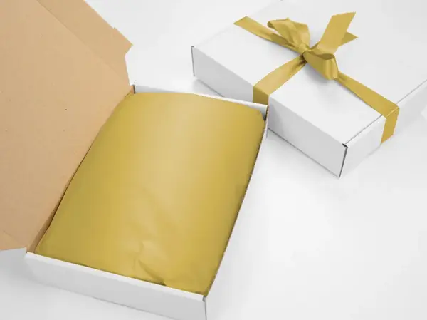 240 ks - Hedvábný papír 500x750 zlatý