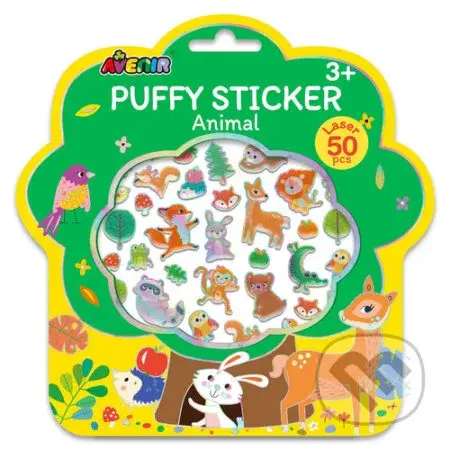 Puffy samolepky - Zvířátka