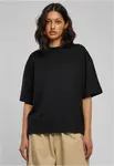 Women's Organic T-Shirt Heavy Slit Black