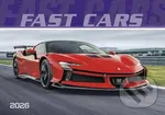Nástěnný kalendář Fast cars 2026