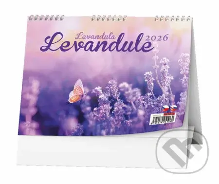 Levandule 2026 - stolní kalendář