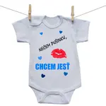 Boodyy Body s krátkym rukávom Nečem pušinku, chcem jesť 98 (2-3 roky)