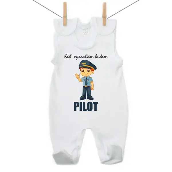 Boodyy Dupačky Keď vyrastiem budem pilot 50 (0 mesiacov)