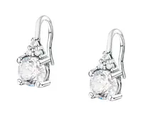 Morellato Stříbrné visací náušnice s čirými kubickými zirkony Tesori SAIW298